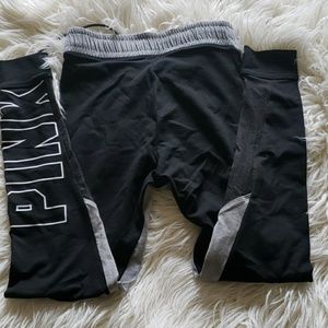 PINK Victoria's Secret Pants - Black and Gray Yoga Pants S by PINK PINK Victoria's Secret Pants - Black and Gray Yoga Pants S by PINK